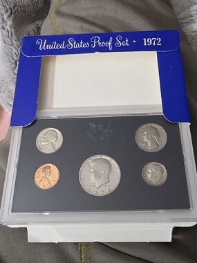 United States Proof Set 1972 - Blue Presentation